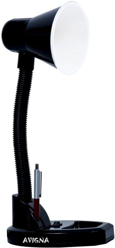 AVIGNA 777 Black High Quality Study Lamp Study Lamp  (30 cm, Black)