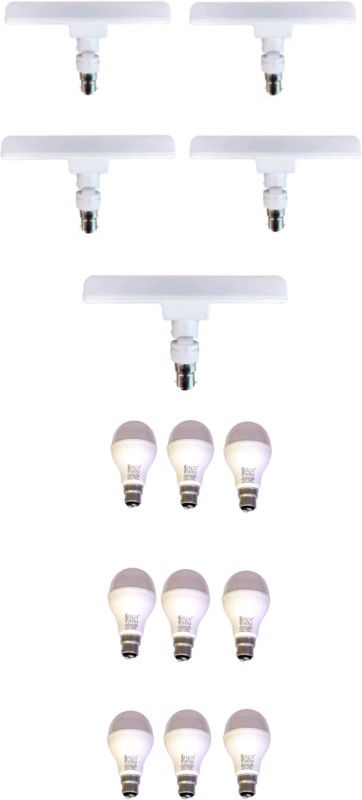 12 W, 10 W T-Bulb B22 LED Bulb  (White, Pack of 14)