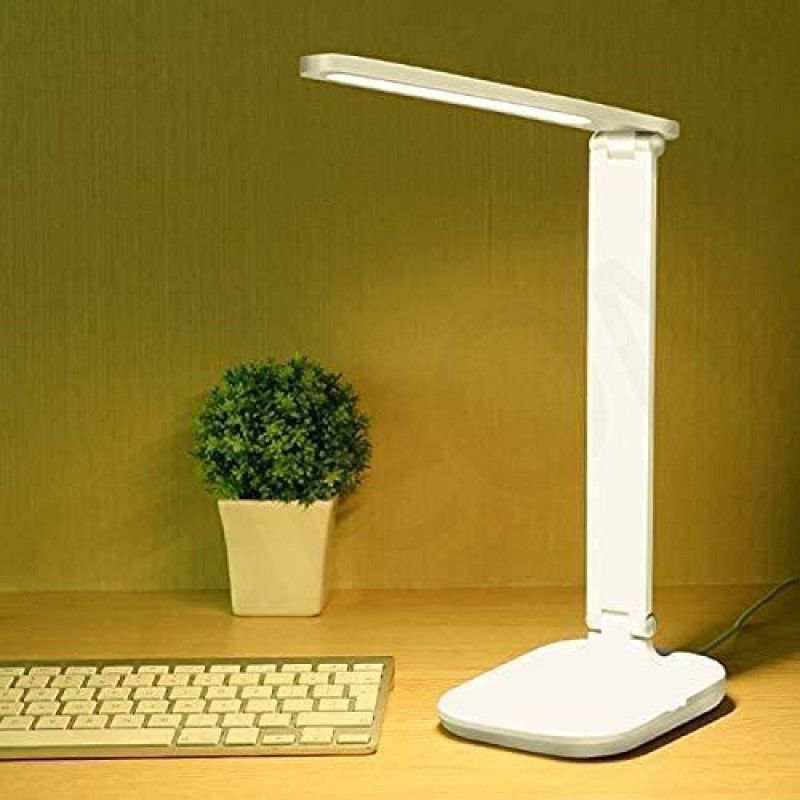 Smuf Rock Adjustable Screen Touch For Study Study Lamp  (33 cm, White)