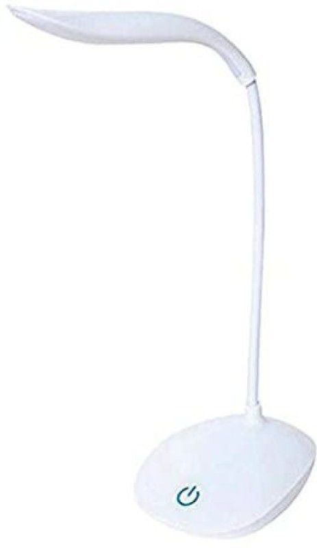 Trends Of Era Rechargeable LED Touch On/Off Switch Desk Lamp Children Eye Protection Study Lamp  (38 cm, White)