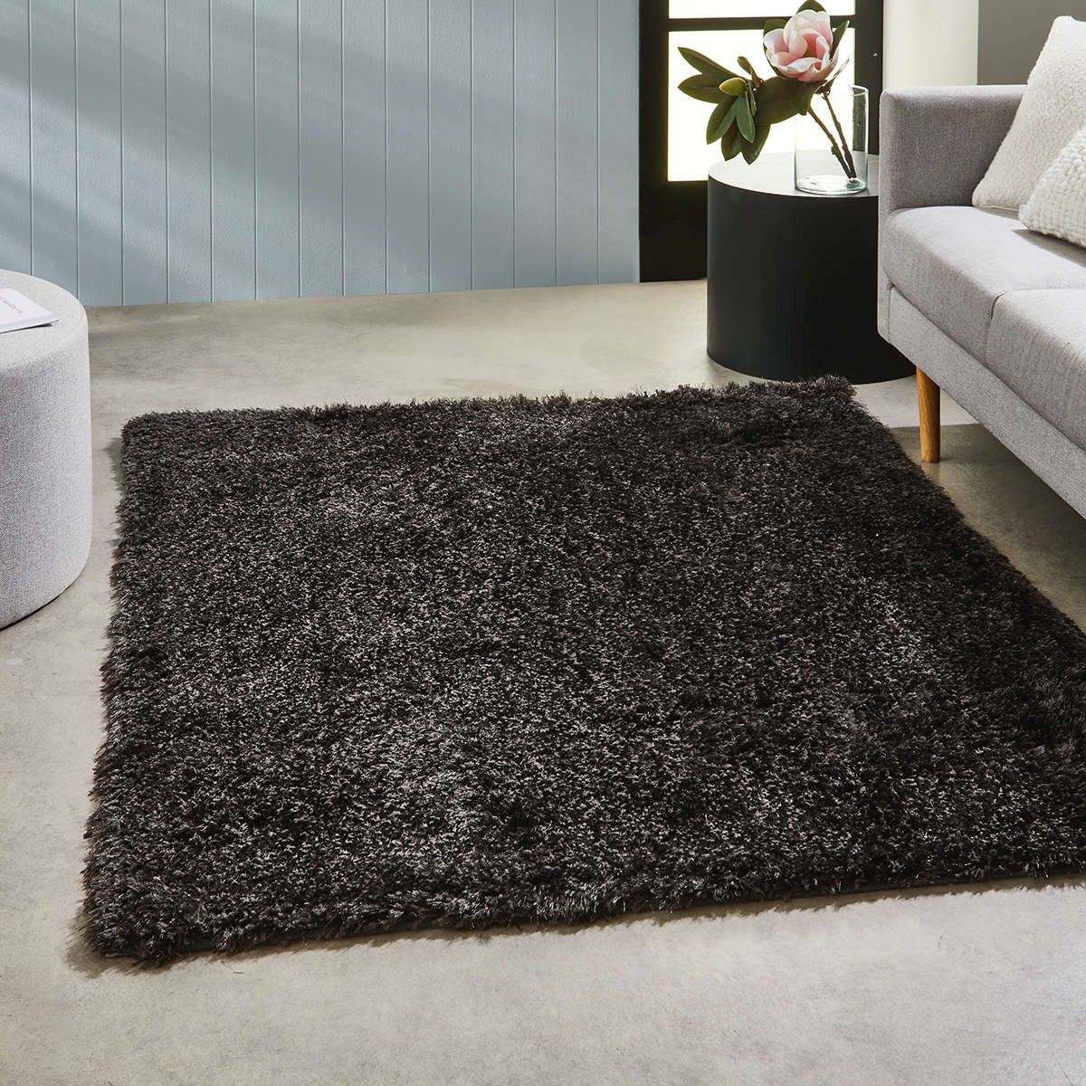 Luxe Charcoal Rug - Medium
