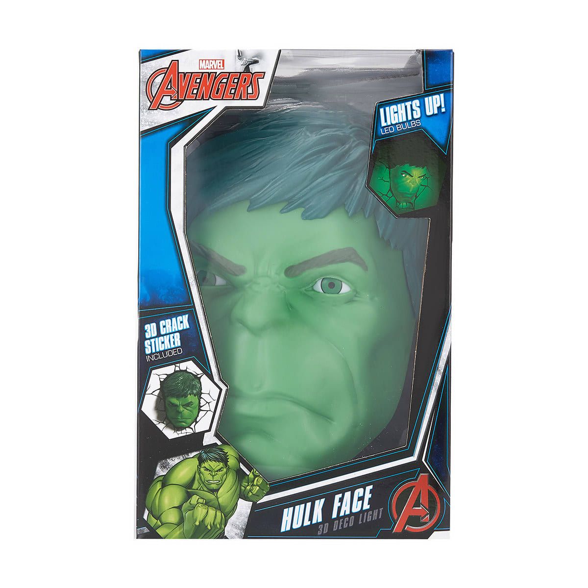 Marvel Avengers Hulk Face 3D Deco Light