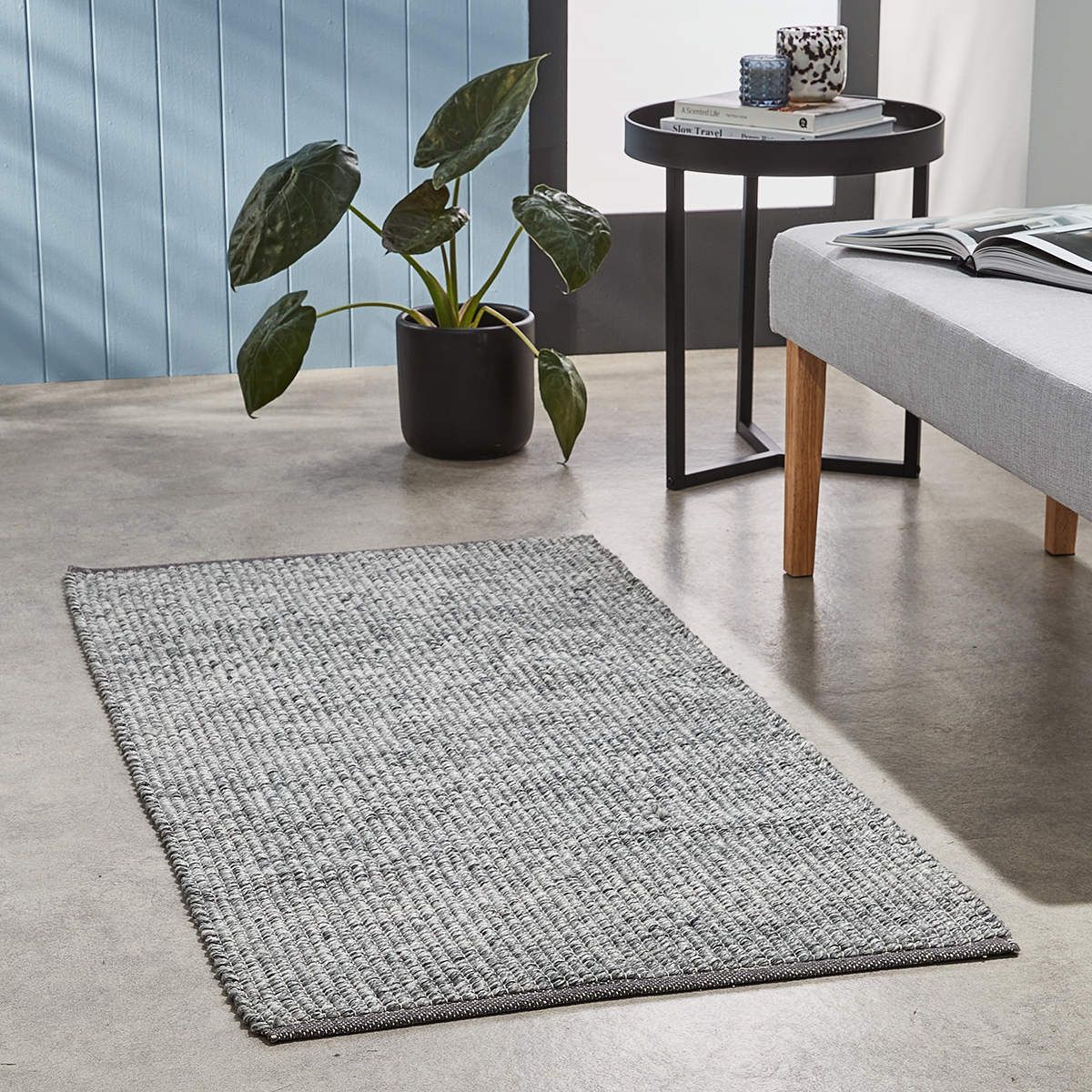 Barker Rug - Small, Grey
