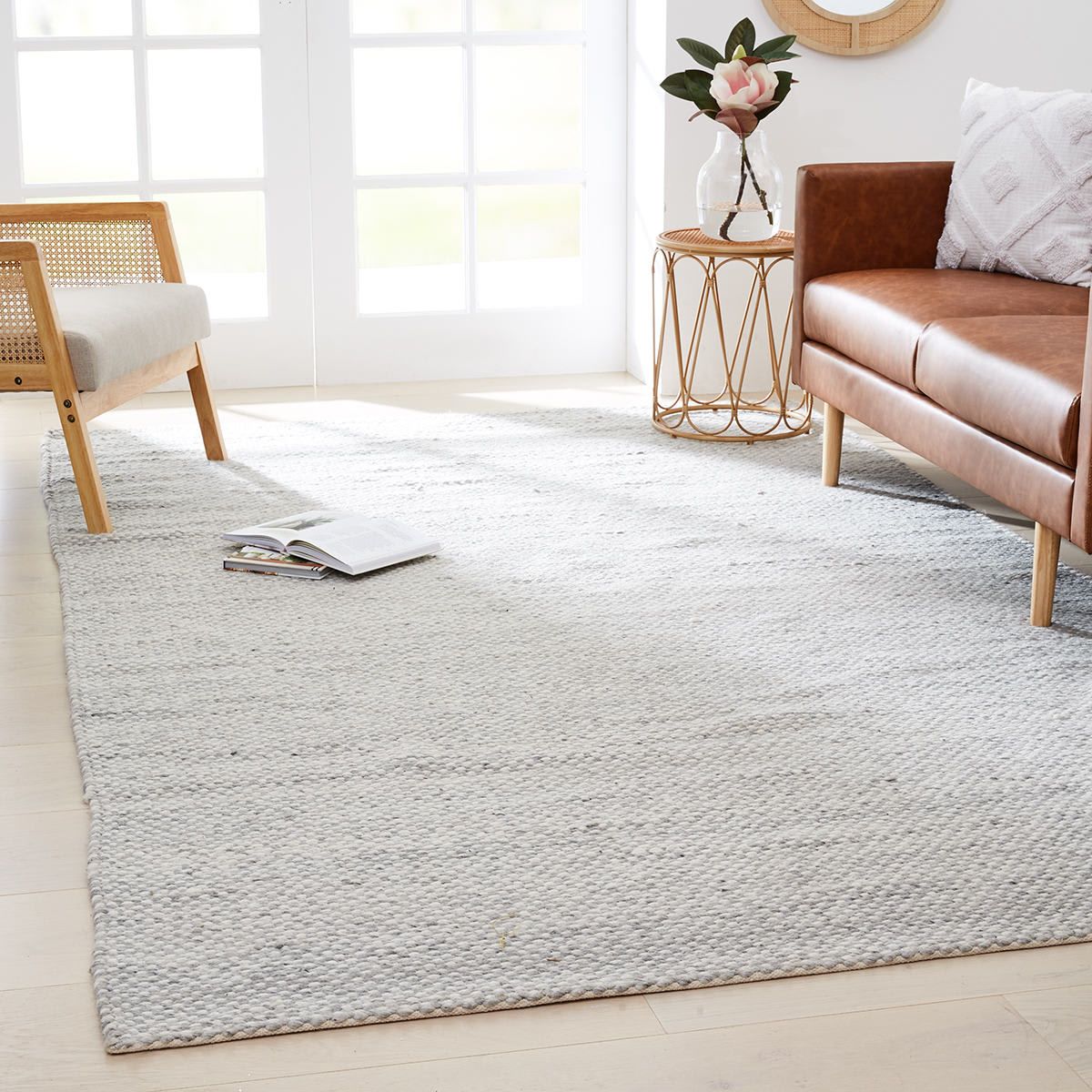 Wool Blend Felix Rug - Grey, Extra Large