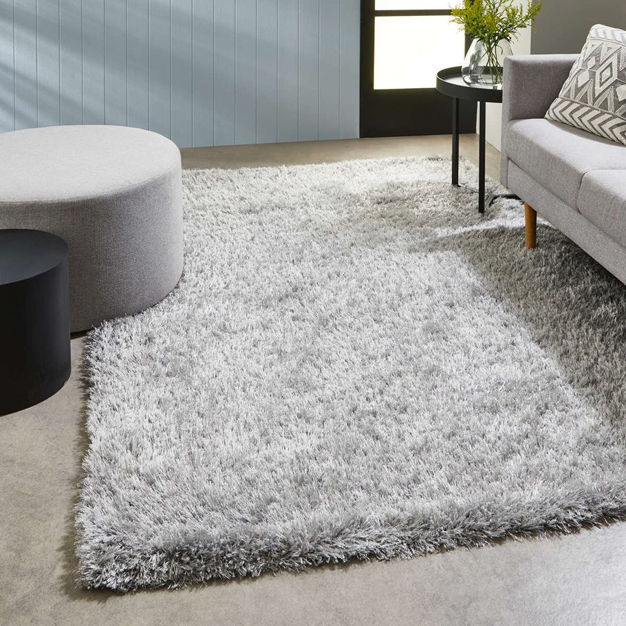 Luxe Light Grey Rug - Large
