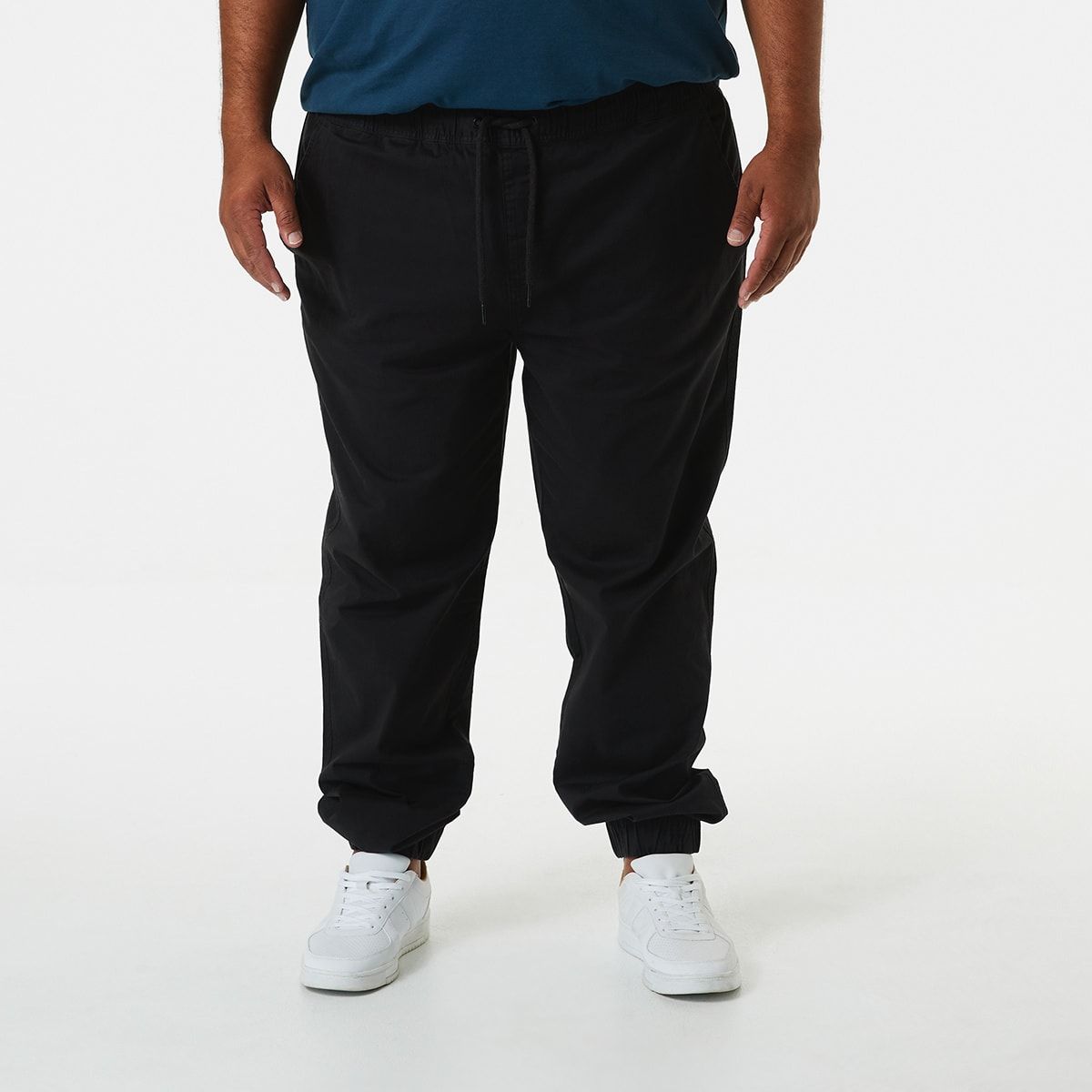 Men's Larger Size Stretch Jogger Pants