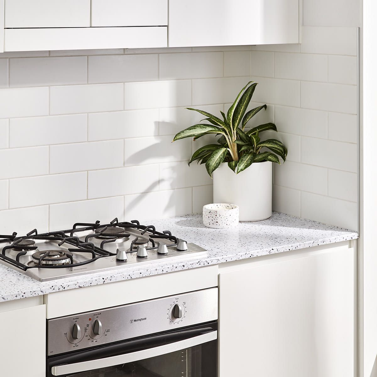 Self Adhesive Film - White Terrazzo Look
