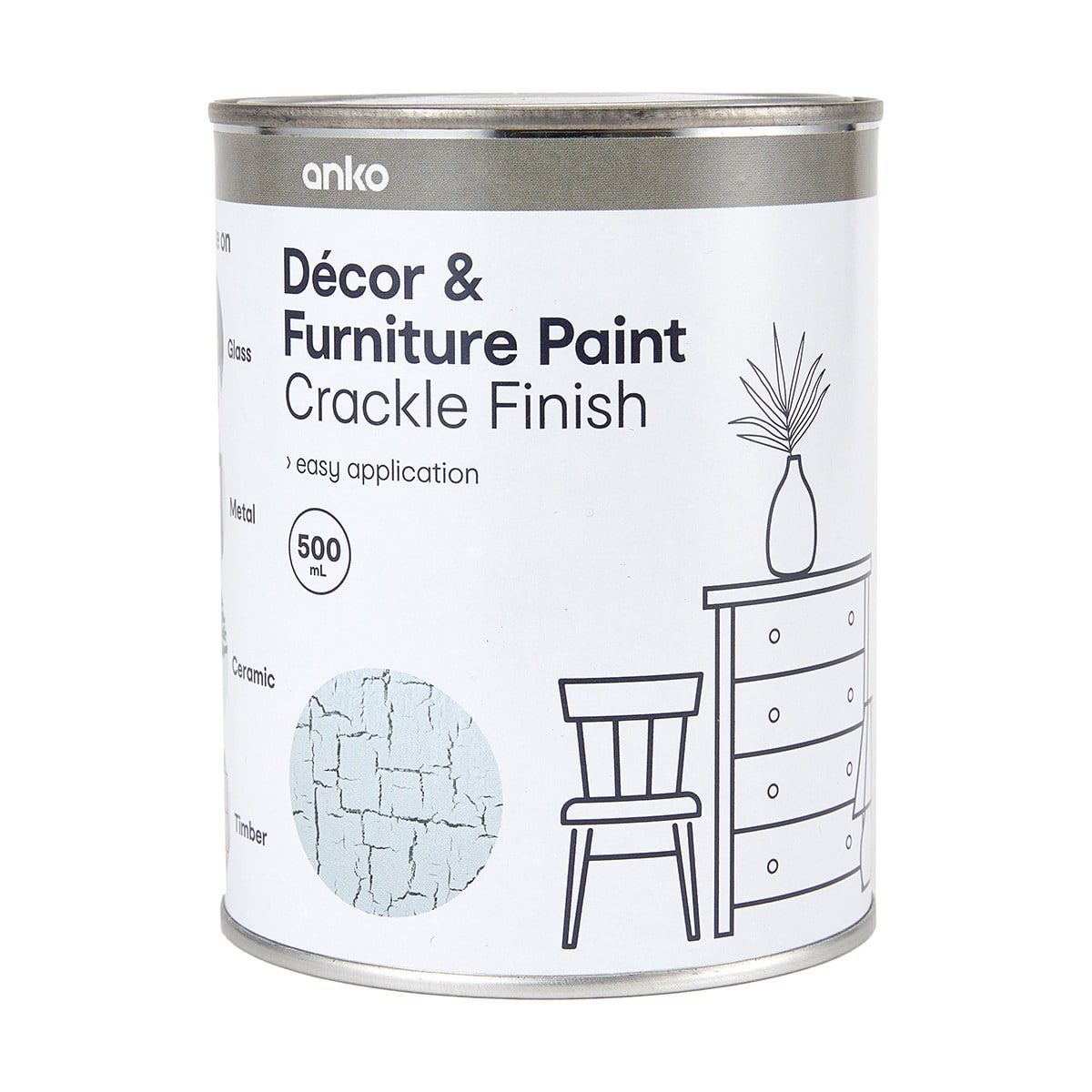 Decor & Furniture Paint - Crackle Finish
