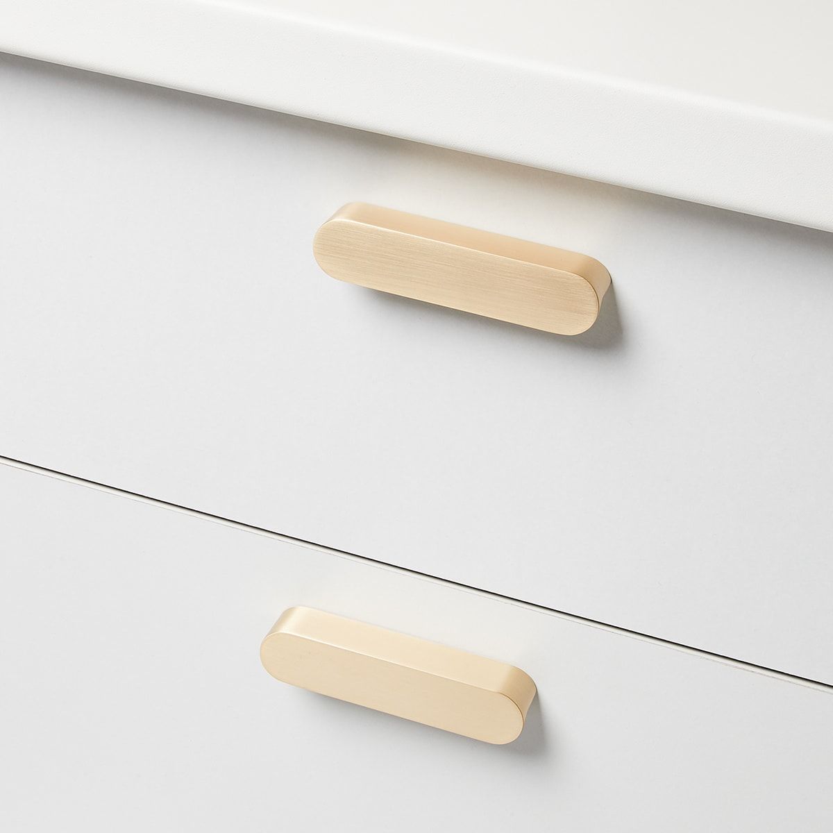2 Pack Lozenge Handles - Gold Look