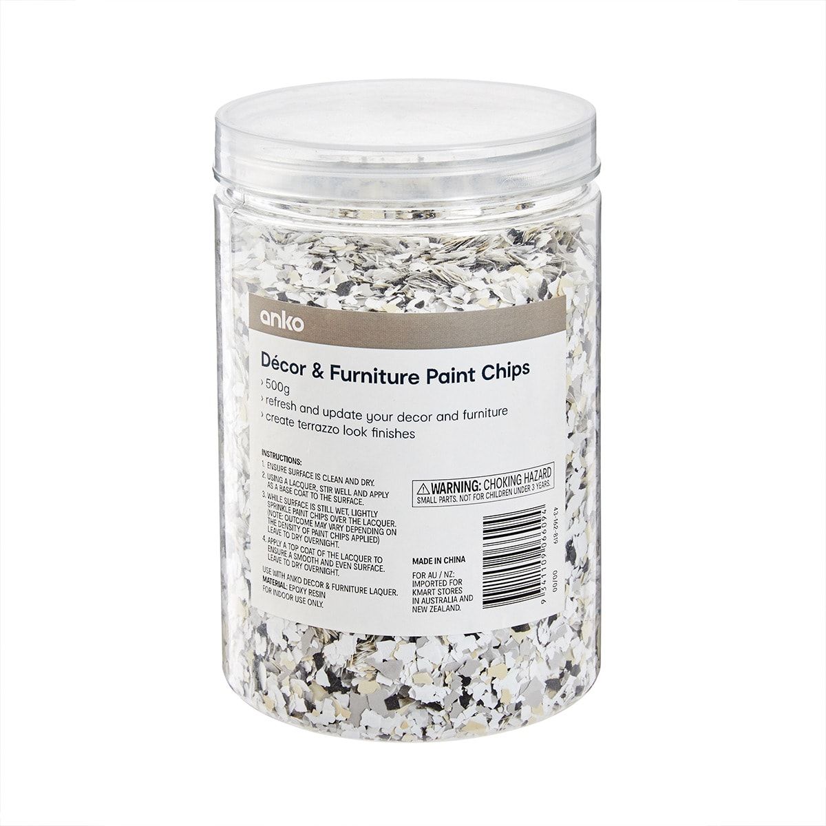 Decor and Furniture Paint Chips - Light