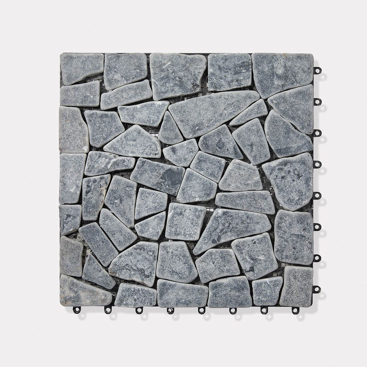 4 Pack Grey Stone Decking Tiles