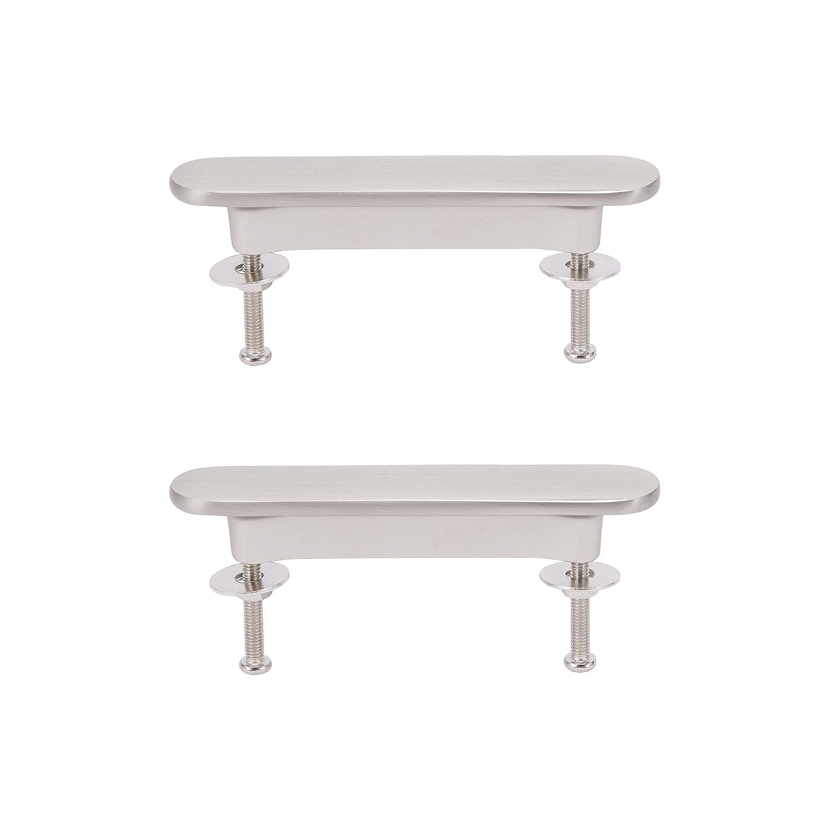 2 Pack Dash Handles - Silver Look