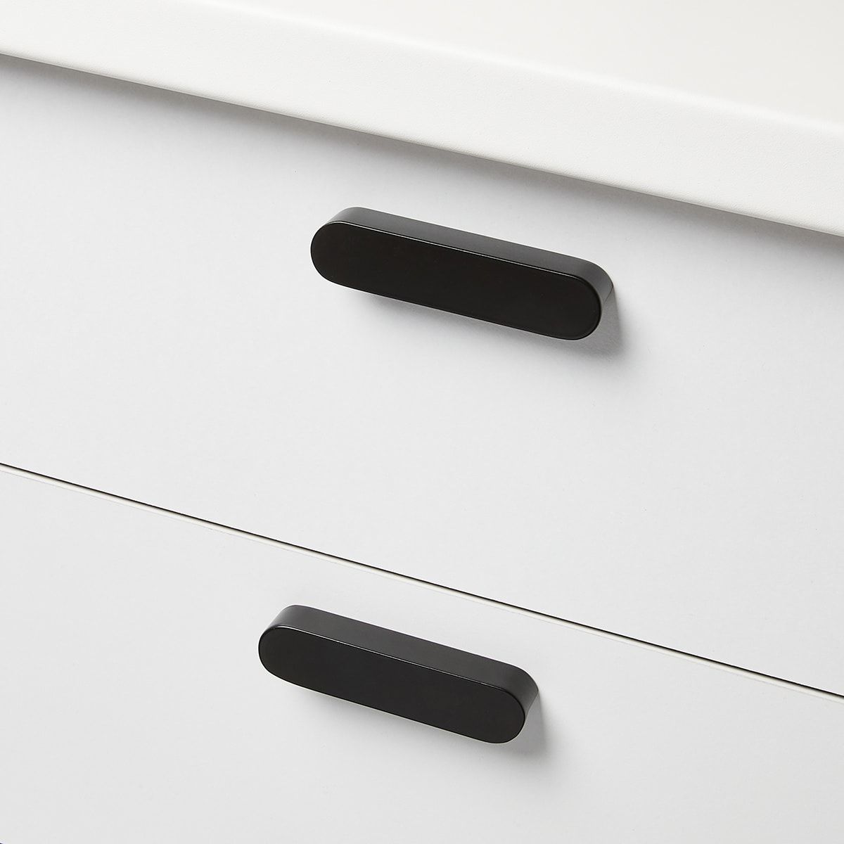 2 Pack Lozenge Handles - Black