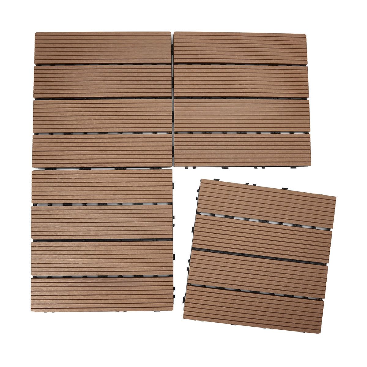 4 Wood Look Decking Tiles