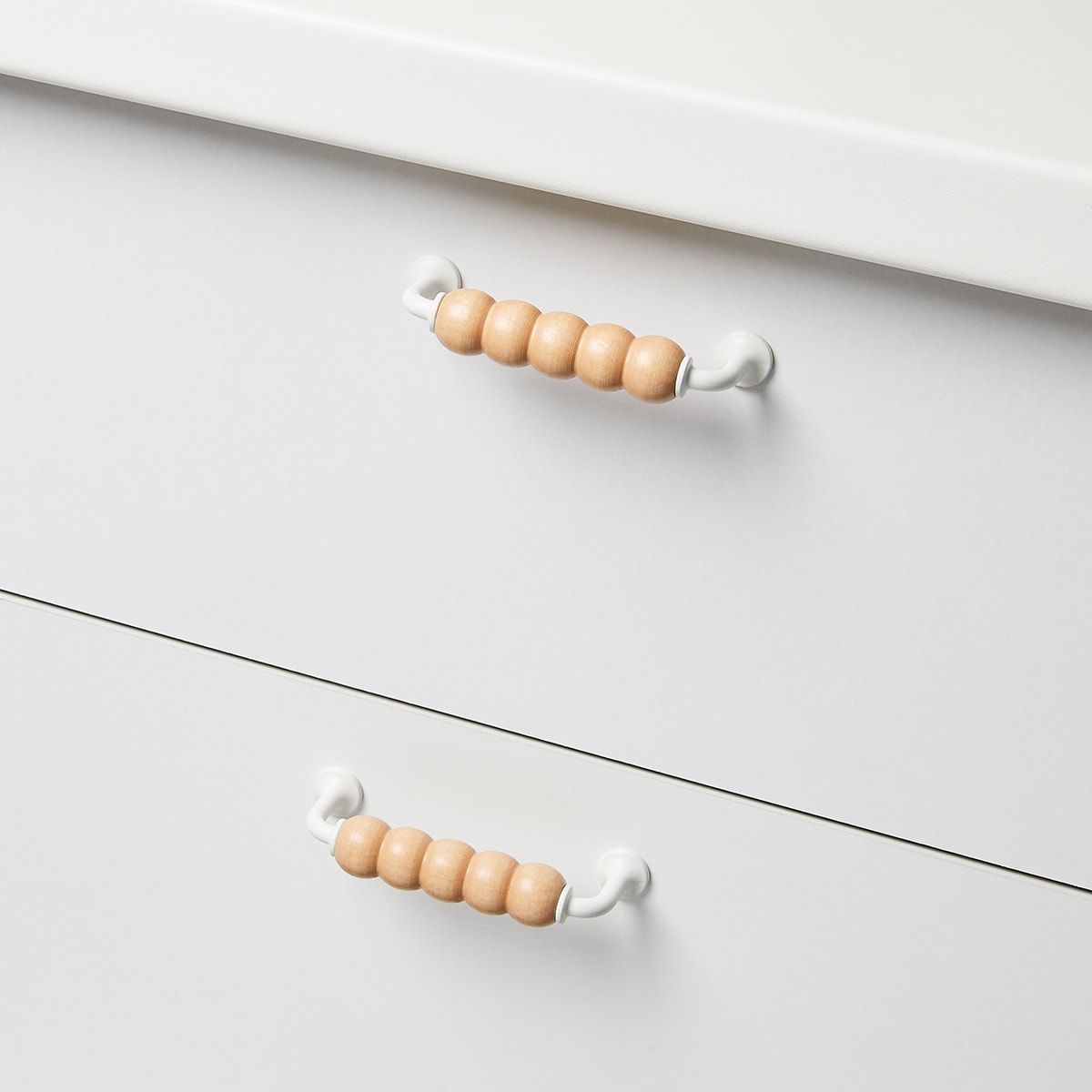 2 Pack Circle Chain Handles - Natural and White