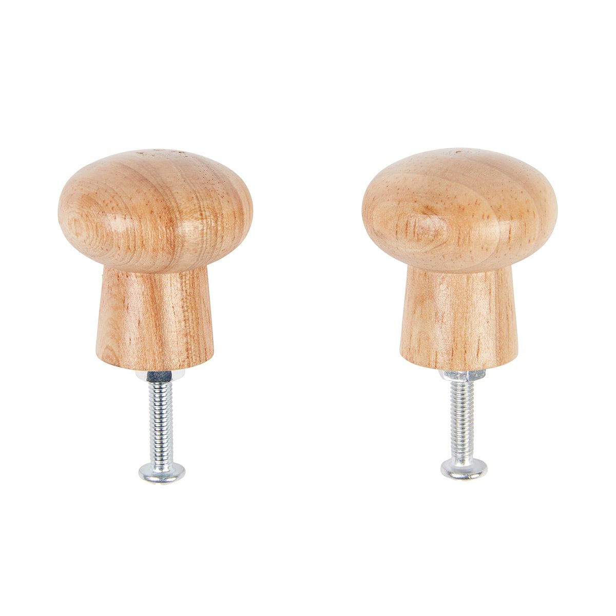 4 Pack Round Wooden Handles