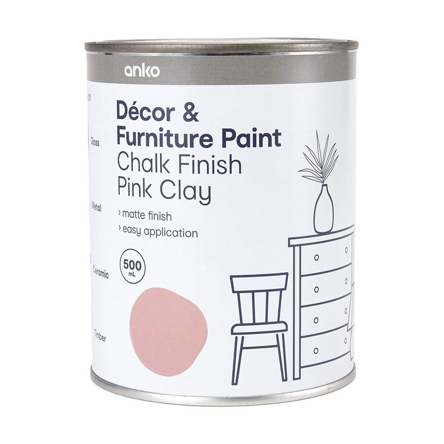 Decor & Furniture Paint - Chalk Finish Pink Clay