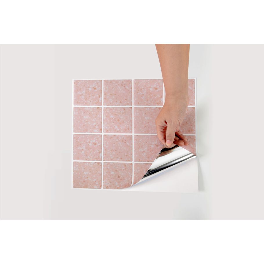 5 Pack Self Adhesive 3D Tiles - Pink Terrazzo