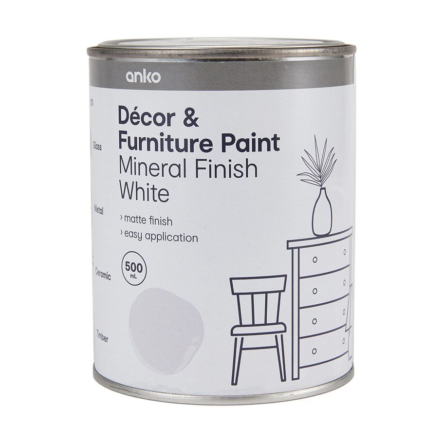 Decor & Furniture Paint - Mineral Finish White