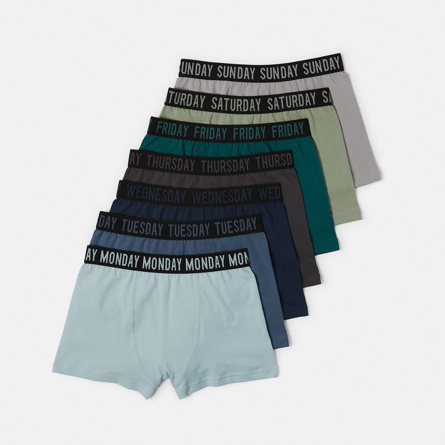 7 Pack Attached Elastic Trunks