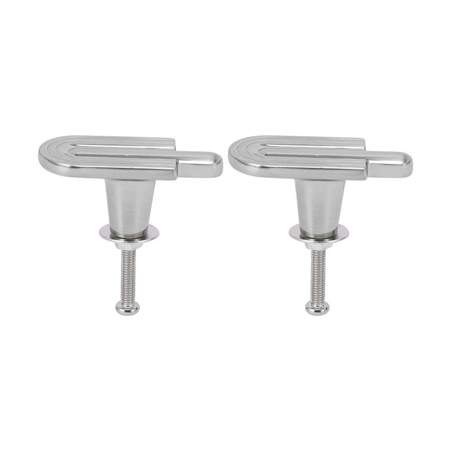 2 Pack Arch Handles - Silver Look