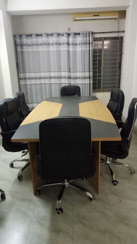 Conference table with chair combo.