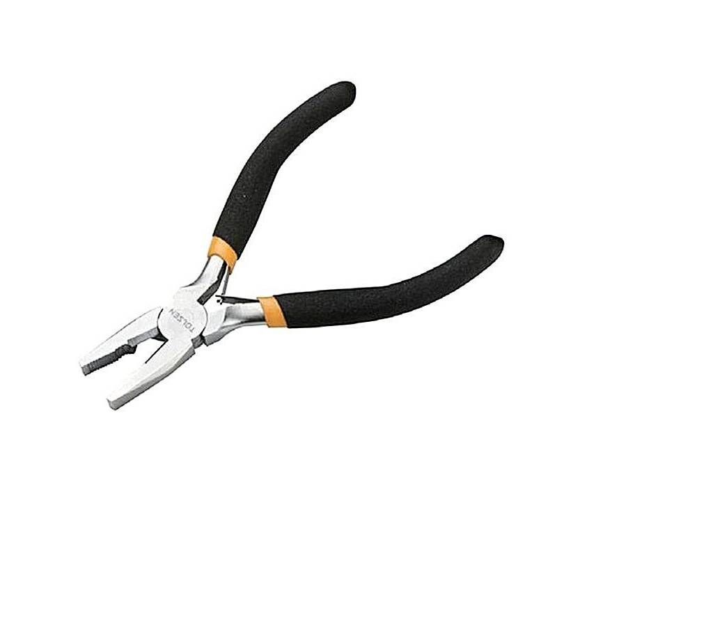 Tolsen Mini Combination Pliers - Black And Silver
