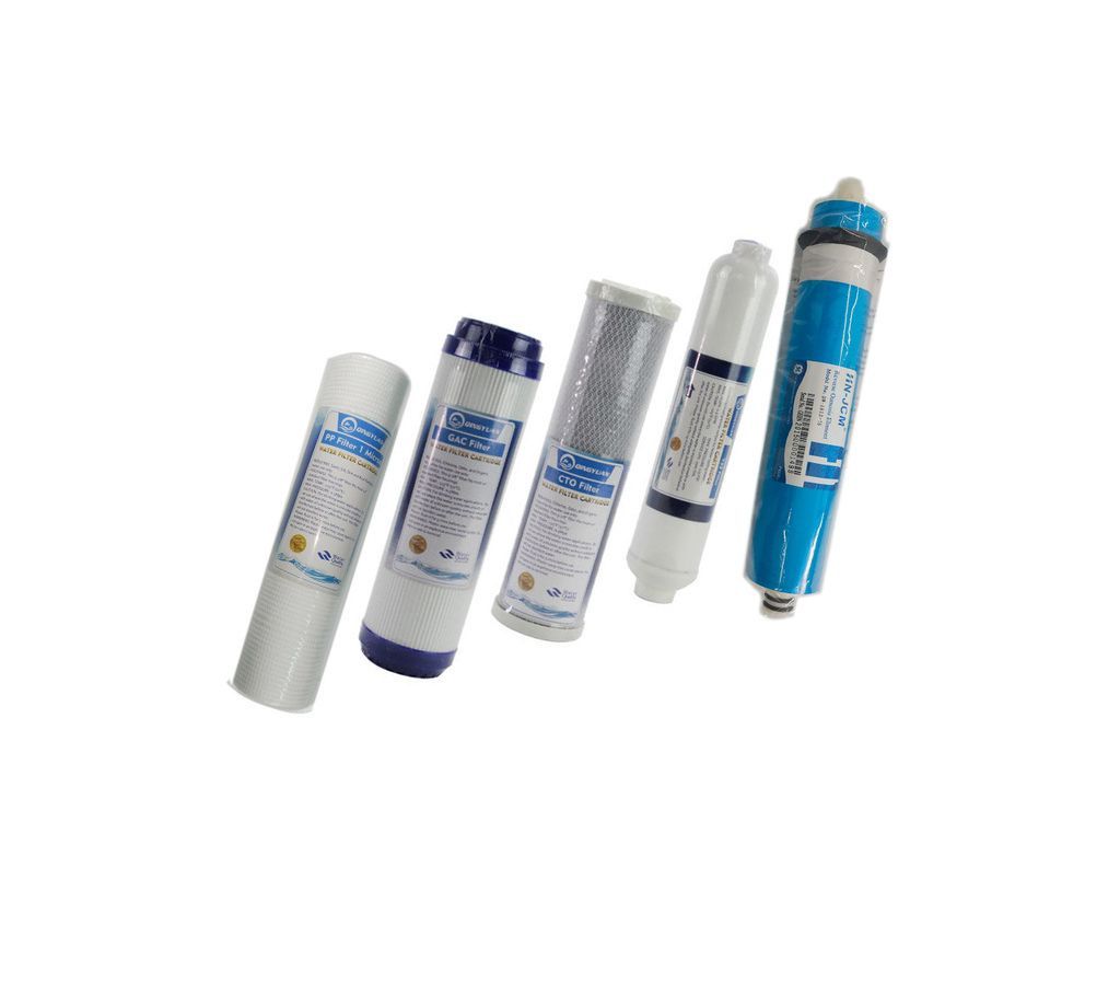 RO Water Filtering Full Replacement Cartridge Set 