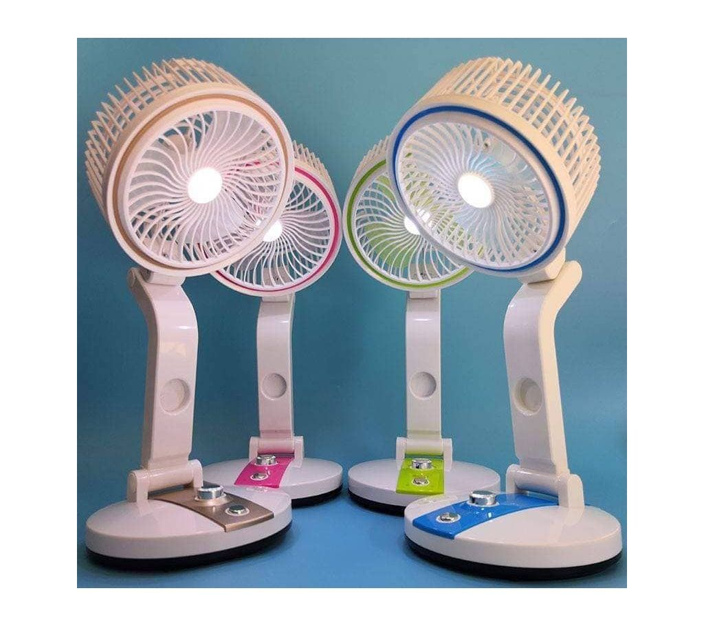 New Portable  Rechargeable Fan With Light