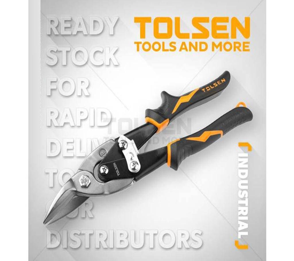 TOLSEN Metal Sheet Cutter Aviation Snips Right (250mm, 10") 30023