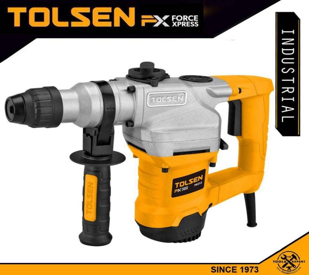 TOLSEN Rotary Hammer 1100W 28mm Industrial FX Series 79512