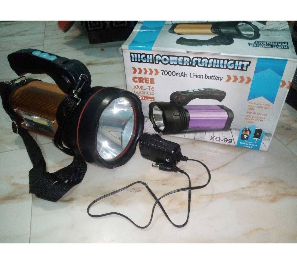 CREE XQ-99 High Power Flash Light with USB Charger