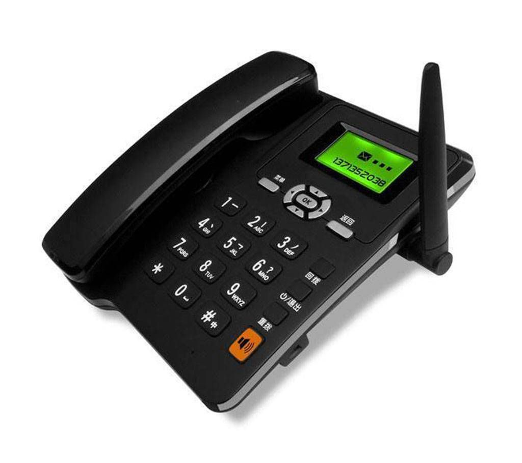 Sim card supported desktop phone-dual sim 