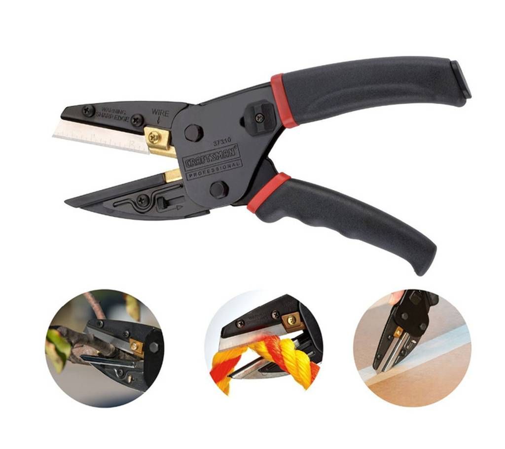 Multi Cut 3 in 1 Power Cutting Tool With Built-In Wire Cutter & Utility Knife