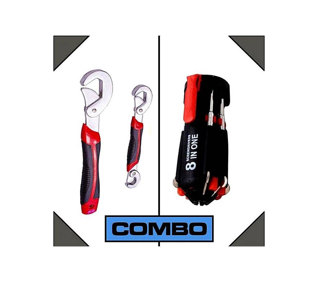 Snap Grip and 8 In 1 Portable Screw Driver 