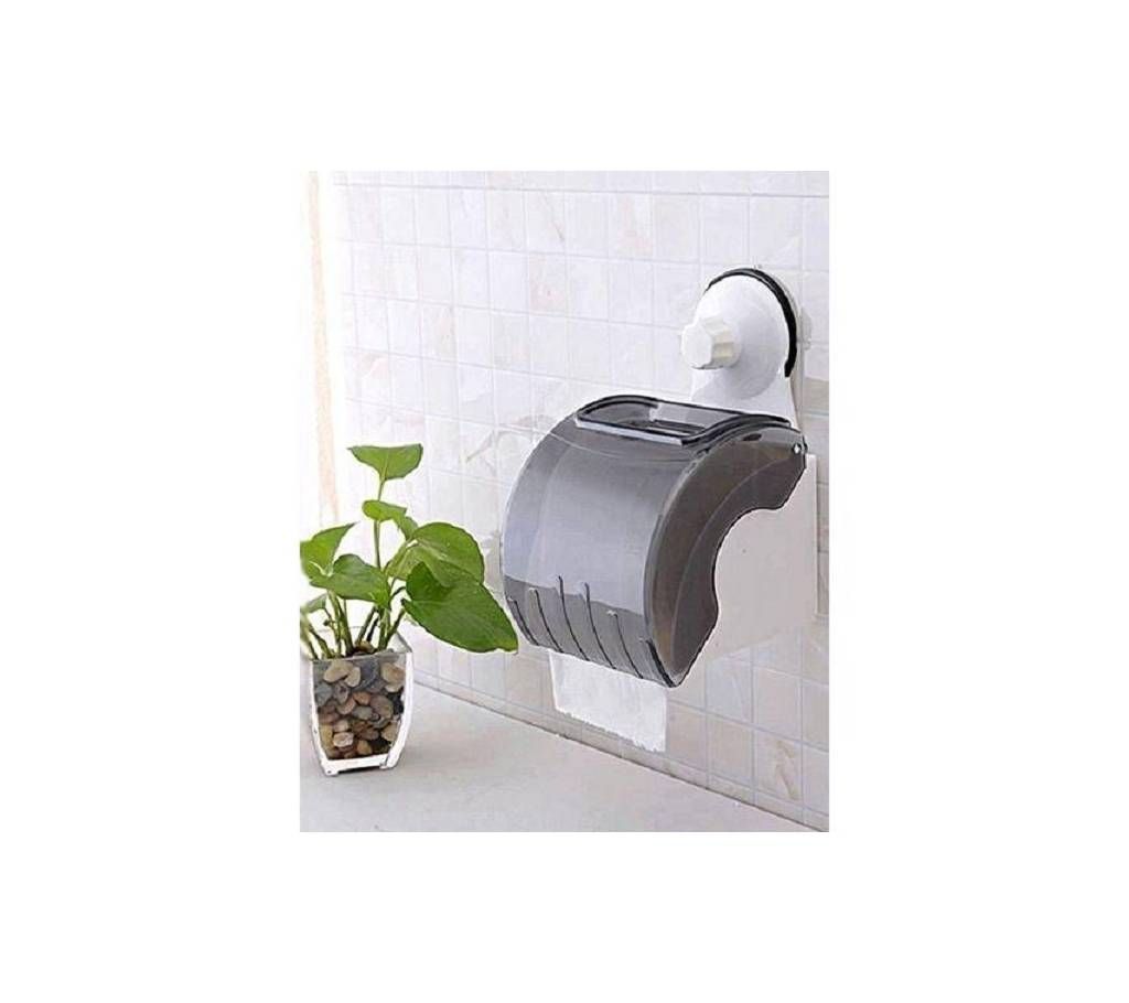 Waterproof Toilet Paper Holder - Black and White