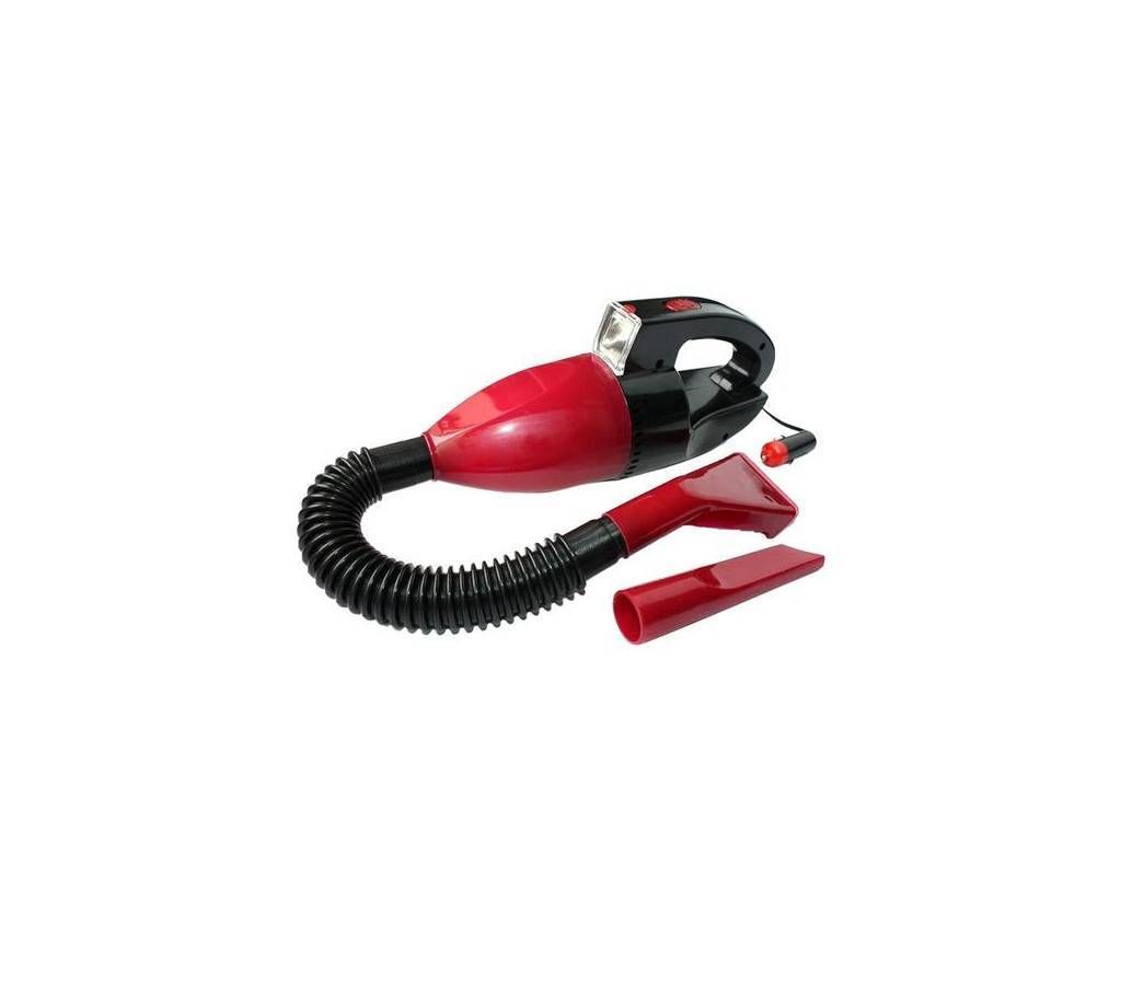 Handheld Car Vacuum Cleaner with LED Light - Black