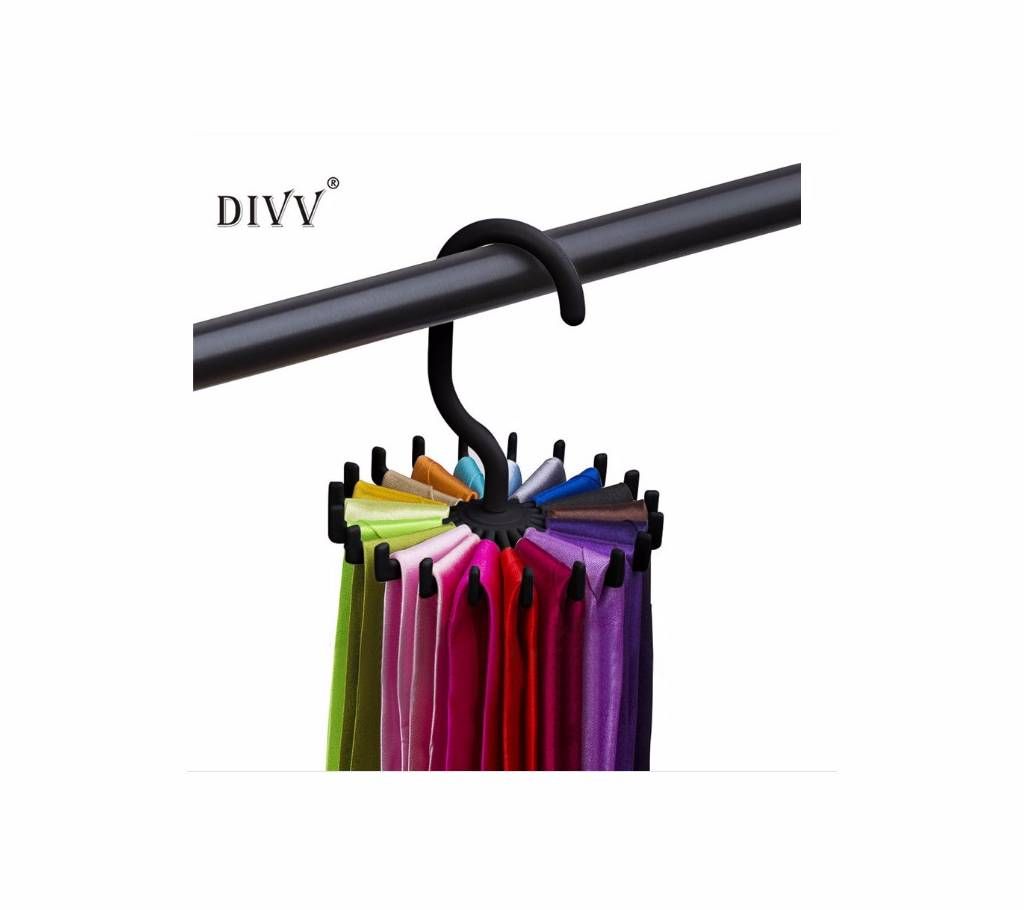 Rotating Adjustable Tie Hanger for Men