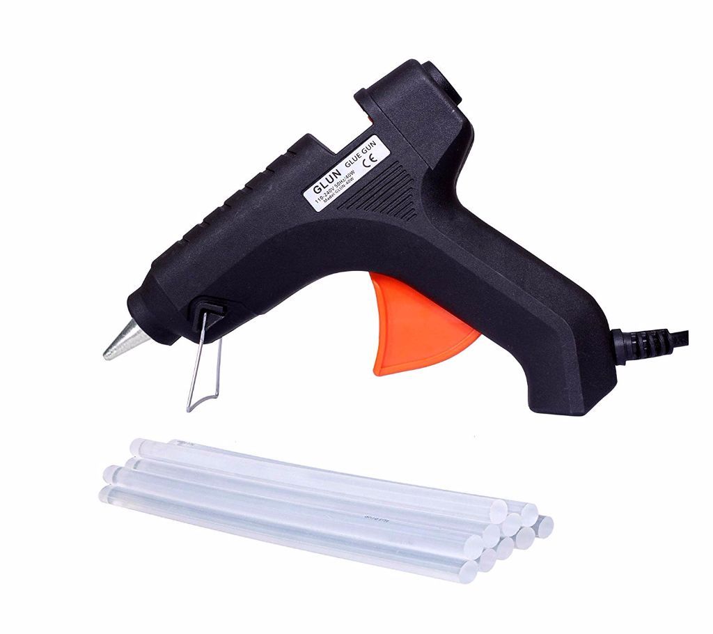 Hot Melt Glue gun 100W + 5 Pcs Glue Strick 11 Inch
