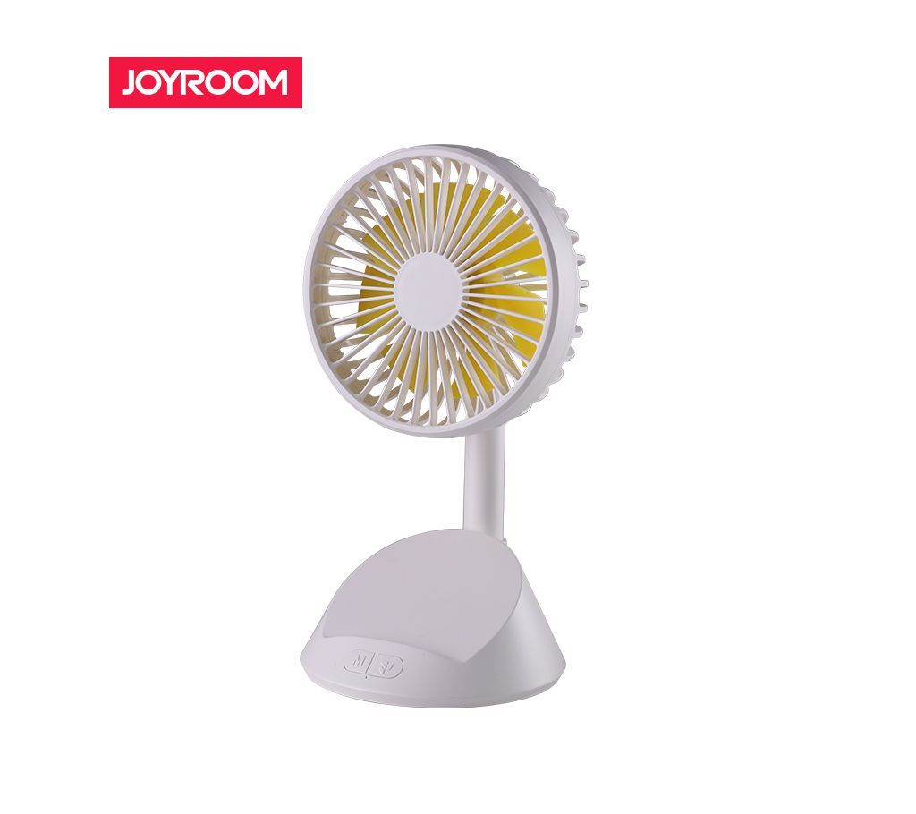 Joyroom JR-CY-267 air coolers table mini fan rechargeable small with mobile phone holder mini micro usb fan