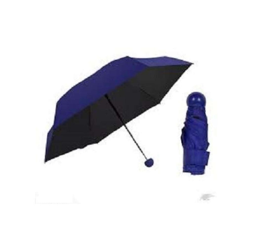 Fashion Foldable Capsule Shape Umbrella - BLUE