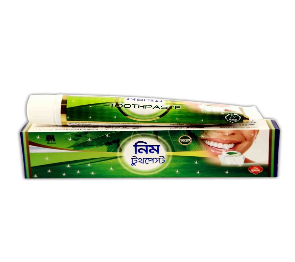 Neem toothpaste for protection of teeth and gums, Modern Herbal neem toothpaste