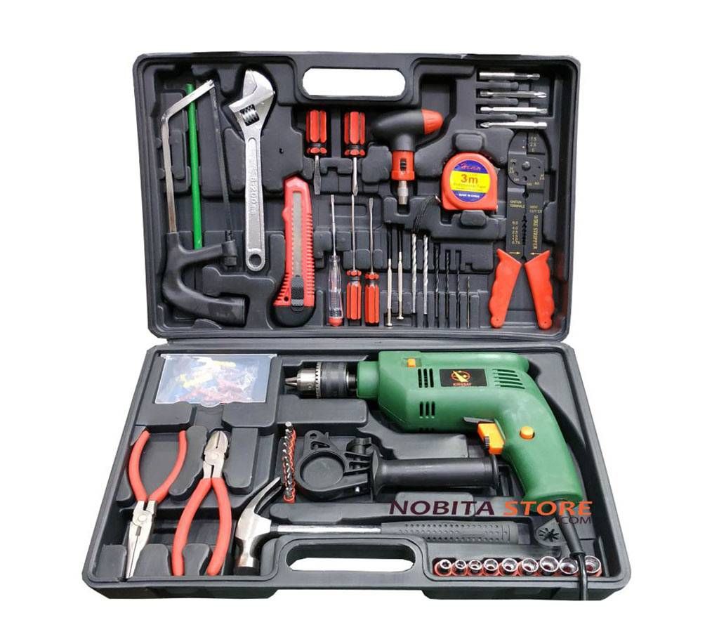 Agni Drill Machine Set - 500w 120 Pcs