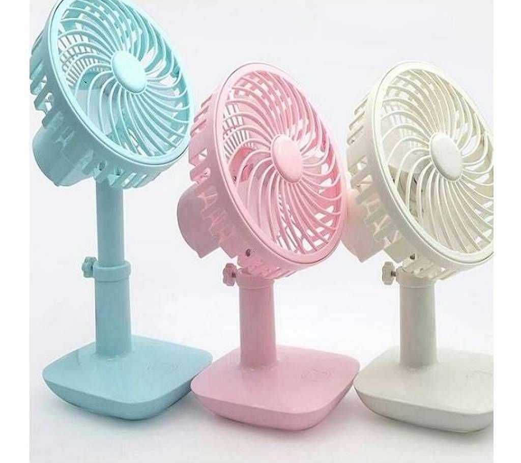 Mini Table Fan Free Angle Adjustment USB Rechargeable Fan - 1 Piece