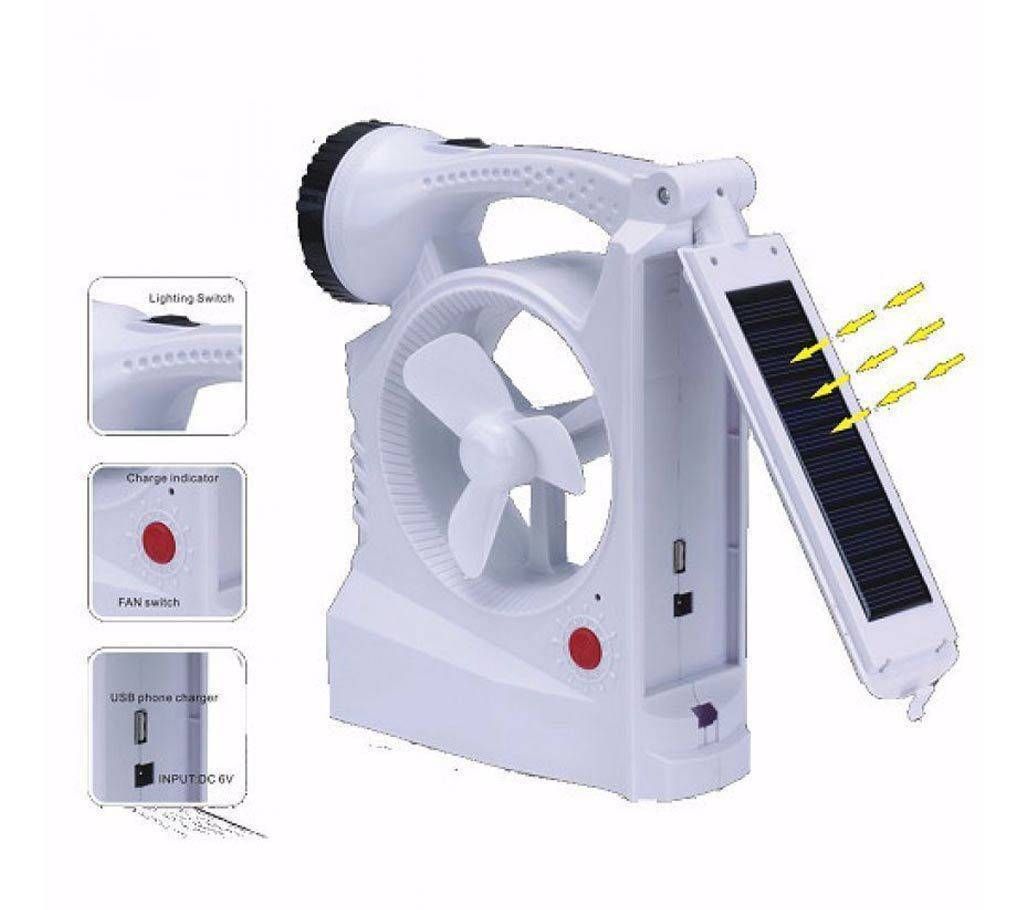 Solar Rechargeable Light,Fan,Power Bank.