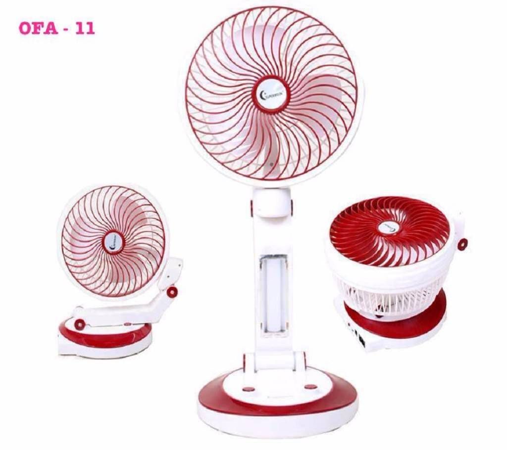 Rechargeable LED lights and fans