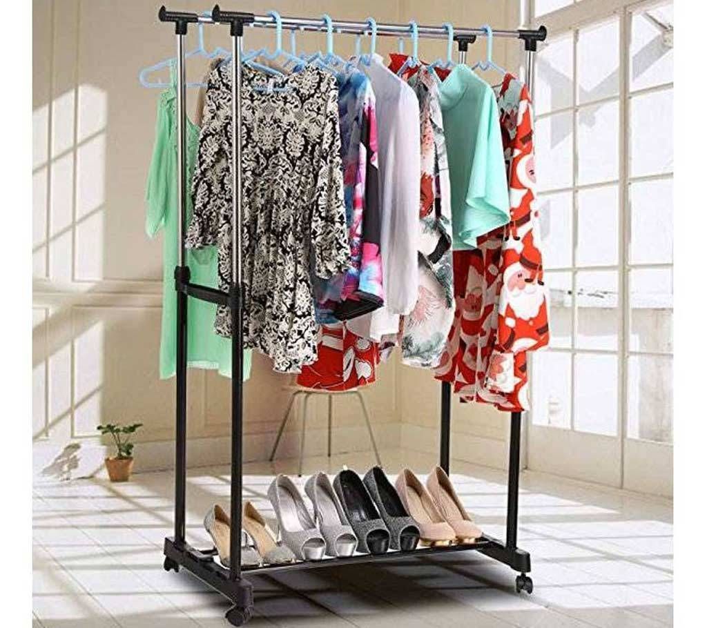 Double Lear Coloth Hanging Stand