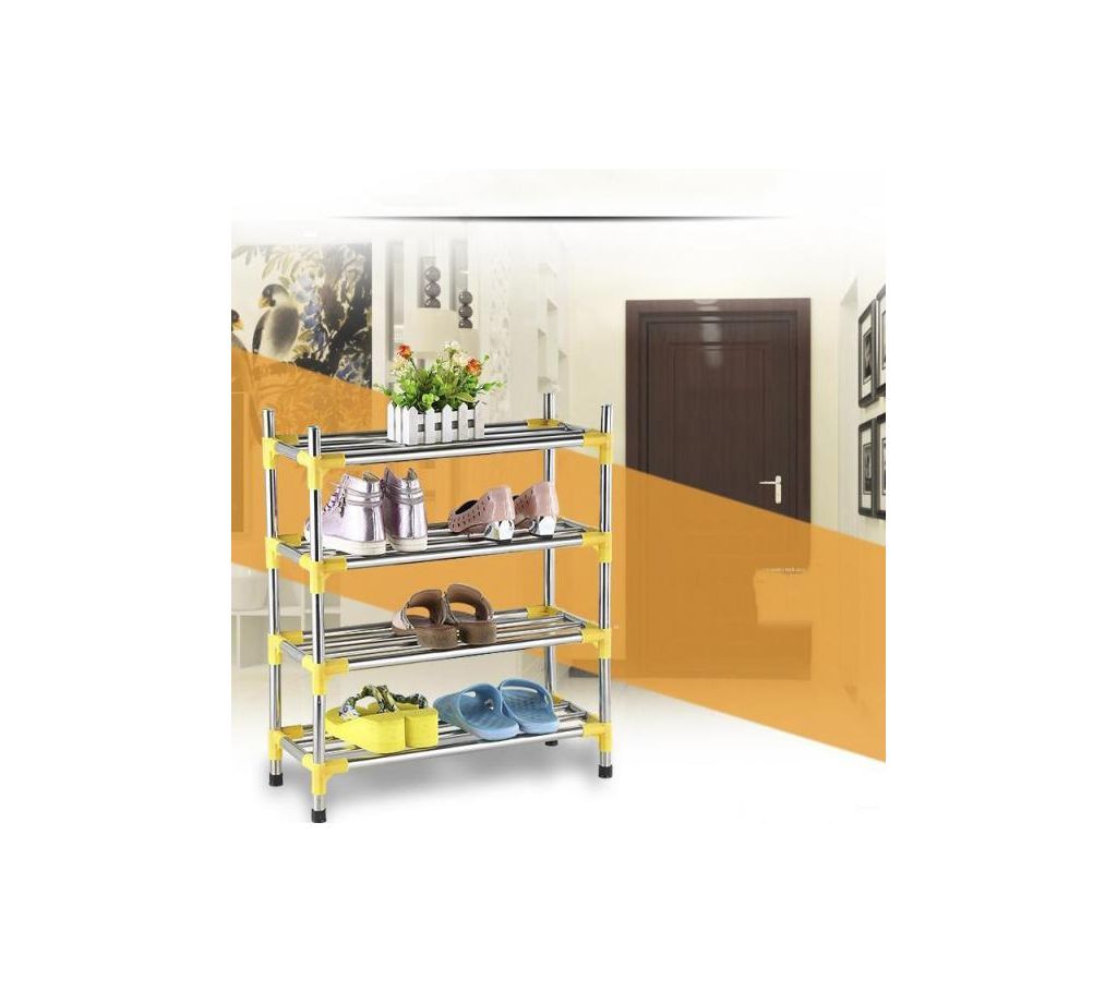 Stainless Steel Storage Shoe Rack Cabinet