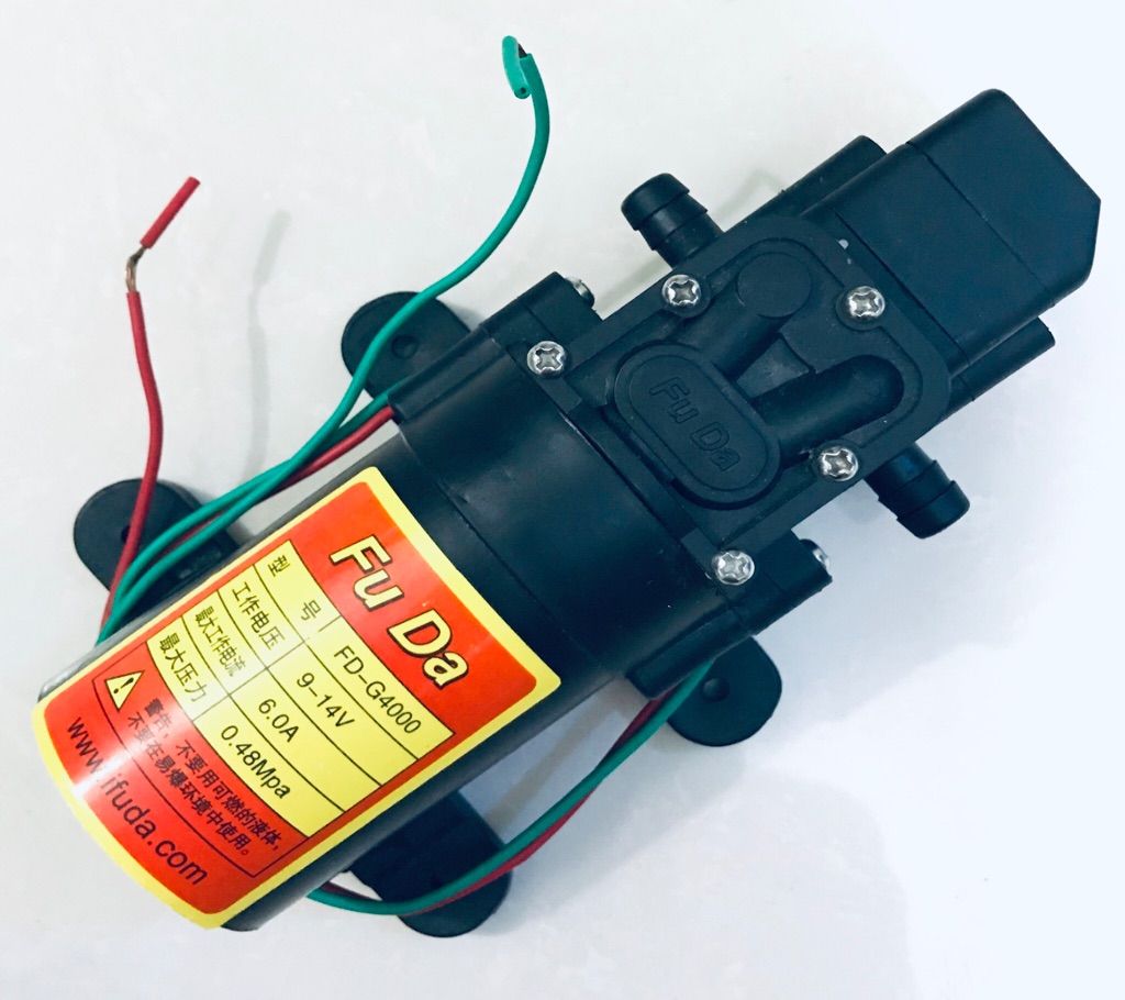 9-14V 72W agricultural electric sprayer pump diaphragm miniature high pressure self-priming car washing machine drilling pump accessories