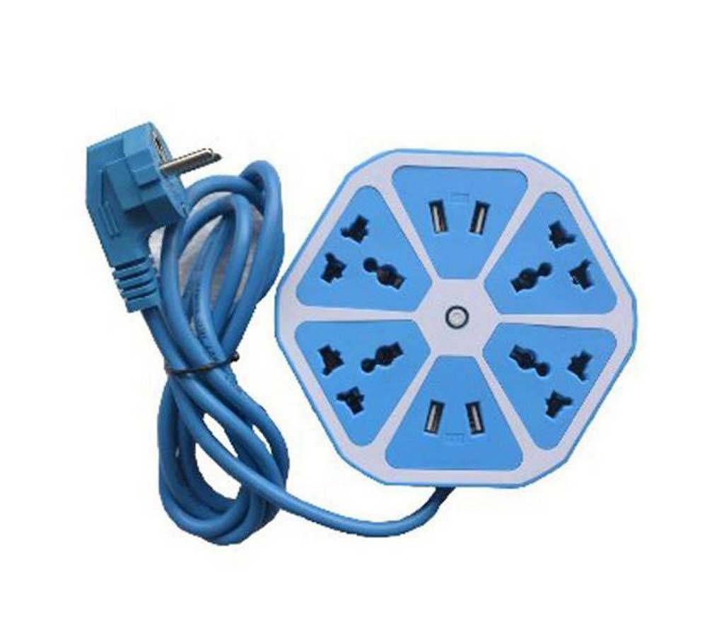 Hexa Multiple with 4 Port USB 